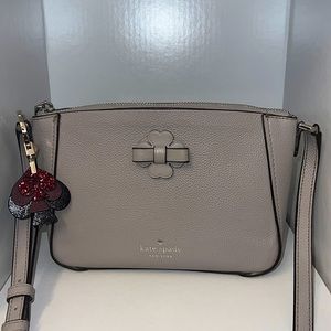 Gray small crossbody Kate Spade bag